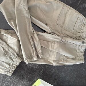 Casual light green pants